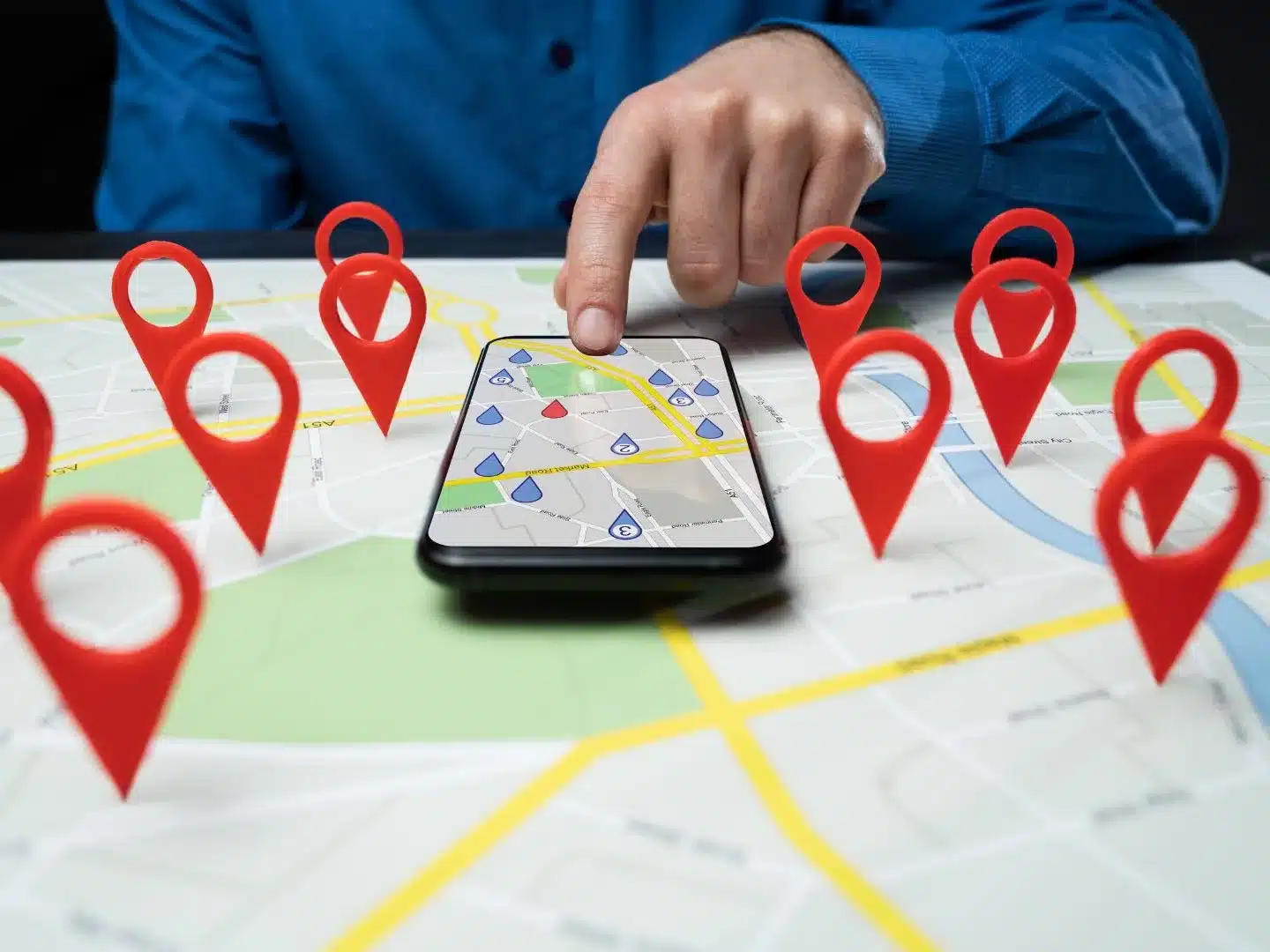 Google Maps local pack results for Syracuse NY businesses
